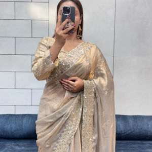 Premium Pure Bollywood Celebrity Séquence numérique Travail Saree design Saree Collection - Product Image 1