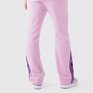 Chándal para hombre con estampado de soplo, chándal de invierno con dobladillo crudo, chándal de talla grande con estampado de soplo - Product Image 4