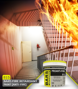 Peinture ignifuge intumescente de protection contre les hautes températures Proanti-Fire 5 kg - Product Image 1