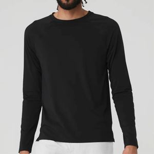 T-shirt à manches longues pour homme Compression haute performance pour les activités sportives et de plein air 100% coton tricoté Écologique Séchage rapide - Product Image 5