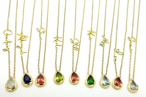 Precio al por mayor collar con nombre personalizado hecho de Plata de Ley 925 collar de cadena con letras personalizado joyería Bohemia - Product Image 3