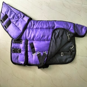 Зимнее одеяло для конюшен среднего веса для миниатюрных лошадей, водонепроницаемый коврик для верховой езды, производство конюшни - Product Image 2