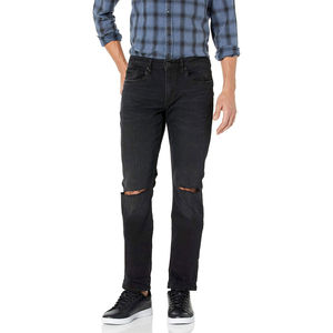 กางเกงยีนส์คลาสสิกกางเกงแฟชั่นยืดทรงตรงลำลองขายร้อนออกแบบได้ตามสบาย - Product Image 3