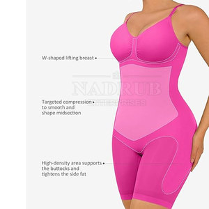 Combinaison de compression sans couture avec maintien ferme et finition lisse Combinaison de mise en forme avec contrôle du ventre et conception sculptant - Product Image 3