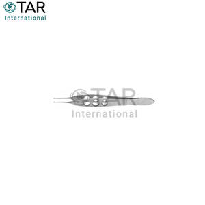 Pinzas Conjunctivales Manuales Fechtner con Puntas Delicadas en Forma de Anillo, Plataforma Integrada para Ligadura, Instrumentos Médicos Quirúrgicos Oftálmicos - Product Image 5