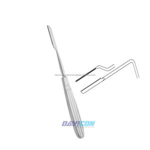 Cinceles quirúrgicos de acero inoxidable, sierras nasales con ángulo izquierdo, 17 cm - Product Image 2