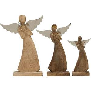 Ange Magnifiquement Fait de Haute Qualité Décoration de Table Top Meilleure Vente Décoration de Noël Ange - Product Image 5