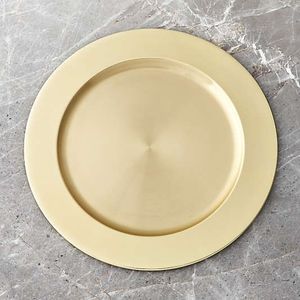 Assiette de présentation en acier inoxydable finition argent pour Thanksgiving et événements de mariage Luxe Élégant Artisanat supérieur - Product Image 5