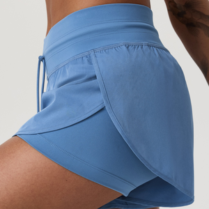 Logo personnalisé 2 en 1 pom-pom girls enfants filles jeunes Shorts papillon fluide Shorts femmes jupes de tennis - Product Image 4