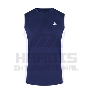 เสื้อกล้ามเนื้อผ้าระบายอากาศได้ดีสำหรับผู้ชายเสื้อกล้ามออกกำลังกายเล่นยิม - Product Image 4