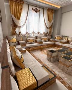 Asientos Orientales para el Suelo, Sofá Étnico, Sofá Árabe Majlis, Sofá Estilo Otomano, Conjunto Árabe Jalsa, Asientos Orientales de Lujo para el Suelo - Product Image 3