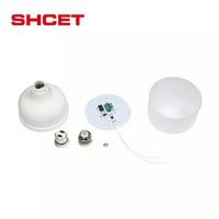 Ampoule LED à économie d'énergie de haute qualité, boîtier en plastique et aluminium, E27 E40 5W 10W 15W 20W 30W 40W 50W 60W, fabrication OEM, de SHCET