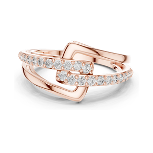 Anillo de Diamante de Laboratorio de 0.342 CT para Mujer, Claridad VVS-VS EF, Oro de 18KT, 14KT, 10KT y Plata 925, Oro Rosa, Amarillo y Blanco - Product Image 3