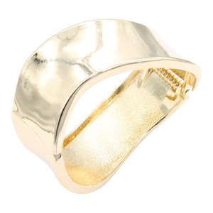 Braccialetti di moda a cerniera placcati in oro elegante Design braccialetto per le donne - Product Image 2