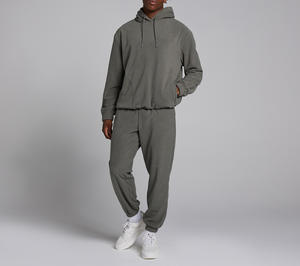 Ensemble de survêtement en molleton haut de gamme pour hommes, tendance, à la demande, vente en gros personnalisée, sweat-shirt et pantalon de jogging, vêtements de sport décontractés pour hommes - Product Image 1