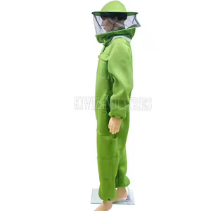 Diseño de logotipo hecho profesional Impreso Trajes de apicultura de cuerpo completo Último diseño Cómodo Hombres Trajes de Apicultura - Product Image 6