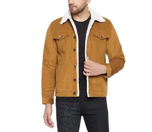 Maßge schneiderte neueste Design Kunst pelz Jeans jacke für Männer OEM-Dienstleistungen Trend Mode gut verkaufte Jeans jacke für den Großhandel