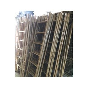 ชั้นวางผ้าขนหนูไม้ไผ่ธรรมชาติบันไดสไตล์วินเทจสำหรับตกแต่งบ้านในเวียดนามบันไดตกแต่งบ้าน - Product Image 4