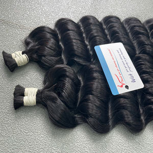 Offre Spéciale 2025 couleur vietnamienne en vrac Extensions de cheveux humains vague profonde cheveux Stock pleine longueur en gros vapeur vague profonde en vrac - Product Image 4