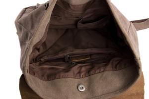 กระเป๋าเป้หนังแคนวาสหรูหรา ความจุขนาดใหญ่ สไตล์วินเทจ สำหรับเดินทาง ไปโรงเรียน ใส่แล็ปท็อป ระบายอากาศได้ดี เป็นมิตรกับสิ่งแวดล้อม น้ำหนักเบา รุ่น LCBP-0153 - Product Image 5