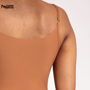 Women's Sleeveless Slim Crop Top Camisole Seamless Knitted Solid Pattern 100% <b>Bamboo</b> Fiber Quick Dry Breathable Top for Women - Product Image 5