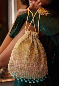 กระเป๋าคลัทช์ประดับเลื่อมแวววาวสำหรับงานแต่งงานของเจ้าสาวกระเป๋าแวววาวกระเป๋าใส่ไปงานปาร์ตี้จากผู้จำหน่ายแฟชั่นอินเดีย - Product Image 4