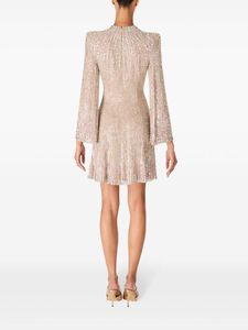 Robe courte avec col montant pour les fêtes et les cocktails pour la fête et la robe de boîte de nuit - Product Image 5