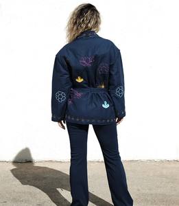 Haute qualité sur mesure coton femmes BJJ Gi bleu Judo Gi Kimono vêtements de sport Art martial Jiu Jitsu uniforme MMA BJJ vêtements de combat - Product Image 4