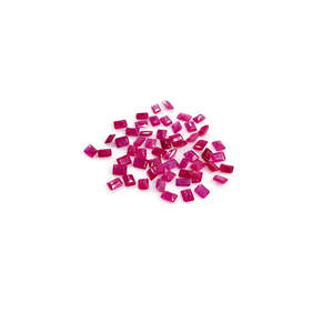 Rubis naturel du Mozambique, pierre brute non traitée, qualité AAA, octogones facettés 3x4mm et 4x5mm, qualité 5A, hauteur 8mm - Product Image 4