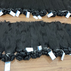 Prêt à Expédier Cheveux Bruts Vietnamiens Double Tirage Produit Chaud Bundle Extensions de Cheveux Prix Usine - Product Image 2