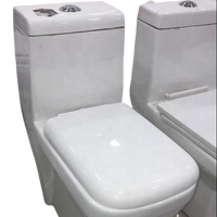 Articles sanitaires en céramique modernes de qualité assurée, monobloc allongé avec réservoir encastré pour toilettes domestiques et hôtelières - Prix bas