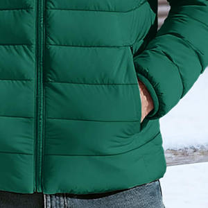 Chaquetas de Plumón Personalizadas de Alta Calidad para Hombre, Chaqueta de Plumón de Doble Cara para Invierno, Chaqueta de Plumón Brillante Personalizada para Hombre, Despachable Personalizado - Product Image 3