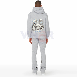 ชุดวอร์ม2ชิ้นเสื้อวอร์มผ้าฟลีซ100% ซีดพิมพ์ลาย DTG ใส่ได้ทั้งชายและหญิงโอเวอร์ไซส์ใส่ได้ทั้งชายและหญิง - Product Image 2