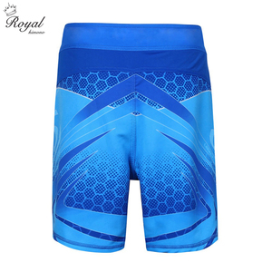 Shorts de MMA extensibles et respirants fabriqués en usine, shorts de boxe d'arts martiaux avec logo frontal, nouvelle arrivée, vêtements de combat - Product Image 3