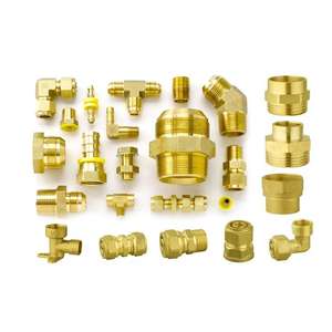 Componentes de latón mecanizados para fontanería HVAC e industrias automotrices Tamaños personalizados disponibles a precio a granel - Product Image 4