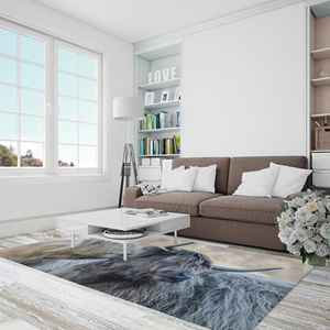 พรมพิมพ์ลาย: ลายสัตว์ทันสมัยสำหรับบ้านและร้านเสริมสวย พรมเชนิลล์ - Product Image 5