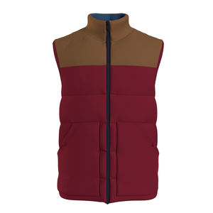 Streetwear 100% Nylon Puffer Jacket Vest High <b>lightweight</b> Breathable Hood Zipper casual Winter bubble <b>gilet</b> for Outer Wear - Product Image 5