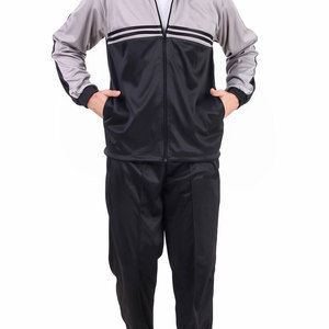 Survêtements de sport d'hiver personnalisés en gros avec motif uni, capuche zippée et bas extensible - Product Image 6