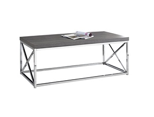 Mesa de centro con acabado antiguo de metal de diseño único con tapa de cristal, muebles modernos para sala de estar, mesa de centro de venta superior - Product Image 2