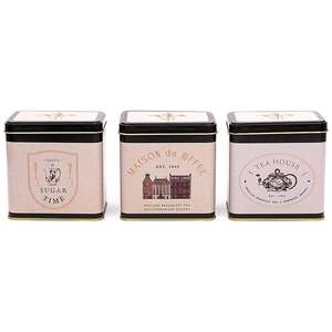 Juego de almacenamiento de metal rectangular-80x120mm (Juego de 3) Diseño de textura de lino inspirado en café vintage
Diseño Azura - Product Image 1