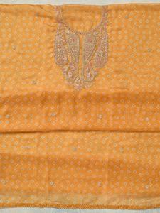 Khaddar hiver vêtements ethniques femmes pierres formelles broderie fait à la main non cousu Salwar Kameez fête respirant soie coton - Product Image 5