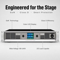Amplificateur de puissance 2 canaux FFR AUDIO série D GaN classe D