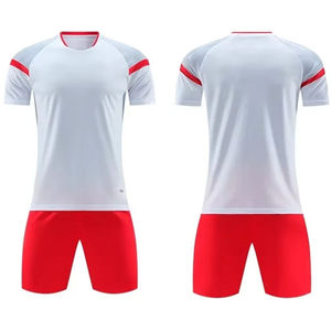 Teamwear Soccer Uniform Full Kit OEM Export Manufacturing Bulk Supply Short Printed Breathable 100% Polyester Custom Color Logo - Product Image 6
