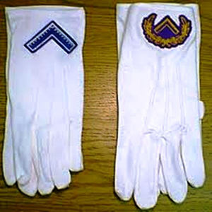 Gants de cérémonie maçonniques en pur coton de haute qualité en gros - Couleurs et logo personnalisables, utilisation sportive, séchage rapide et durables - Product Image 6
