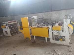 เครื่องผลิตถุงกระดาษคราฟท์แบบอัตโนมัติสายการผลิตถุงด้านล่างทรงสี่เหลี่ยมสำหรับใช้ในร้านค้าปลีกซูเปอร์มาร์เก็ต - Product Image 3