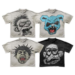 Camiseta personalizada con impresión DTG al por mayor, 100% algodón, alta calidad, moda unisex, corte holgado, 260 g/m², para hombre. - Product Image 1