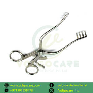 Retractor Weitlaner Manual de Acero Inoxidable de Alta Calidad al por Mayor, Puntas Afiladas de 13 cm, Gancho para Heridas 3x4 para Cirugía Médica, CE - Product Image 3