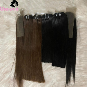 Extensions de cheveux Remy lisses, vietnamien, sans enchevêtrement, sans perte de cheveux naturels, meilleures ventes - Product Image 3