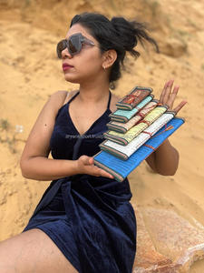 Nouveau réel fait à la main Unique spirituel coton tissu fil sécurisé fermer Journal Vintage coloré couverture non doublé feuille recyclée journal - Product Image 5