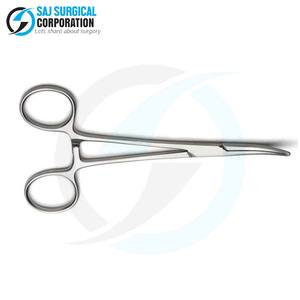 Pinzas profesionales para la arteria Kelly, abrazadera quirúrgica de acero inoxidable con dentados transversales para agarrar tejido seguro - Product Image 3